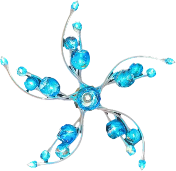 Lustre Ascension® 21 tiges Bleu