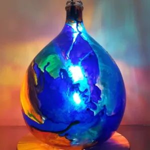 Lumières et Couleurs Sublime Dame Jeanne Fire'n Blue