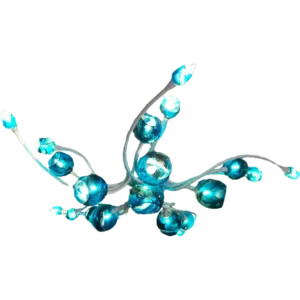 Lustre Ascension®<br> 21 tiges Bleu franc