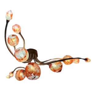 Lustre Ascension®<br> 13 tiges Rose Blanc