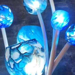 Lumières et Couleurs Luminaire design Ascension® 12 Bleu