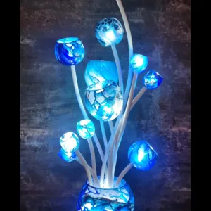 Lumières et Couleurs Luminaire design Ascension® 12 Bleu